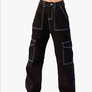 High Waisted Black Jeans